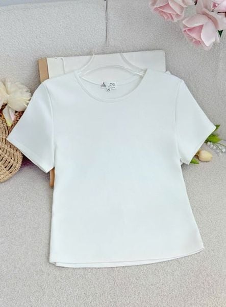 Áo Thun Cotton Thiết Kế TuTu Store Phù Hợp Đi Làm Dành Cho Nữ - Mã AS592