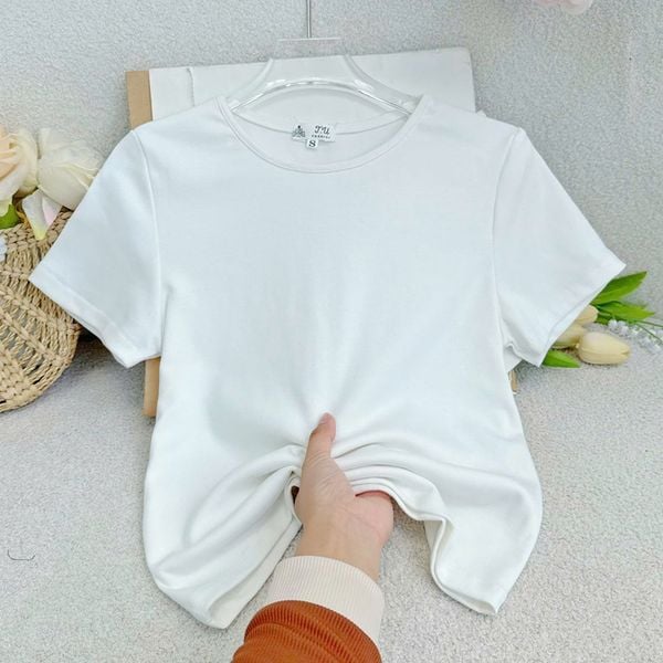 Áo Thun Cotton Thiết Kế TuTu Store Phù Hợp Đi Làm Dành Cho Nữ - Mã AS592