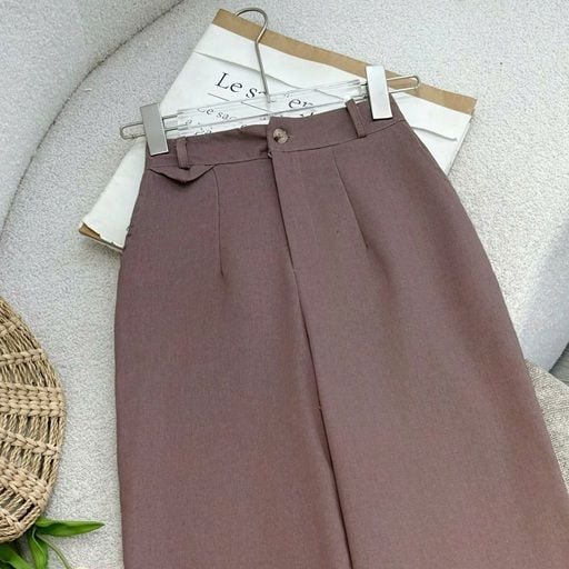 Quần Linen Cotton Thiết Kế TuTu Store Phù Hợp Đi Làm Dành Cho Nữ - Mã QS602