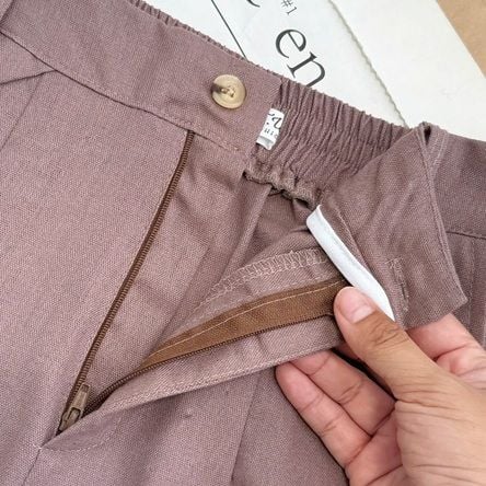 Quần Linen Cotton Thiết Kế TuTu Store Phù Hợp Đi Làm Dành Cho Nữ - Mã QS602