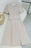  Chân Váy Cotton Hàn Thiết Kế TuTu Store Phù Hợp Đi Làm Dành Cho Nữ - Mã VS603 
