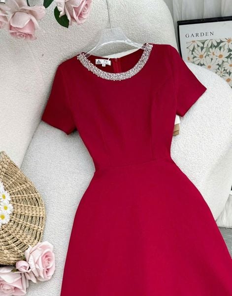 Váy Cotton Hàn Thiết Kế TuTu Store Dành Cho Nữ - Mã D996