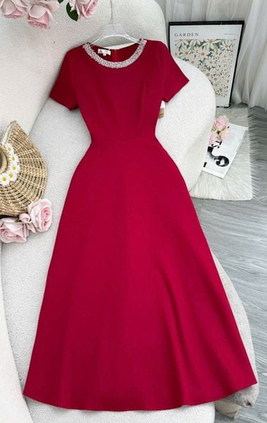 Váy Cotton Hàn Thiết Kế TuTu Store Dành Cho Nữ - Mã D996