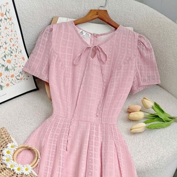  Đầm Voan Tơ Bi Thiết Kế TuTu Store Phù Hợp Đi Chơi Dành Cho Nữ - Mã D1172 