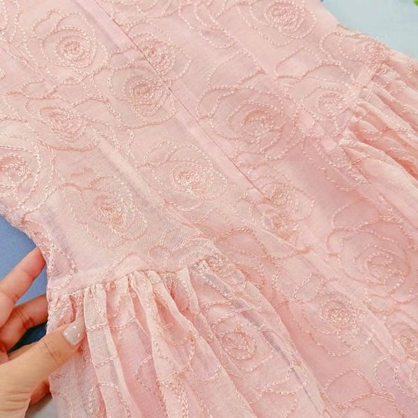 Váy Xô Linen Thiết Kế Cổ Tròn Thiết Kế TuTu Store Dành Cho Nữ Mã D934
