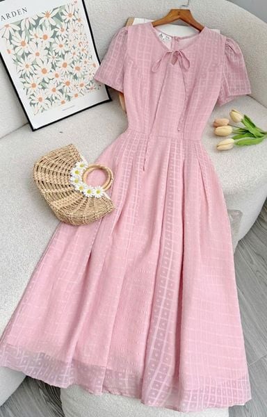  Đầm Voan Tơ Bi Thiết Kế TuTu Store Phù Hợp Đi Chơi Dành Cho Nữ - Mã D1172 