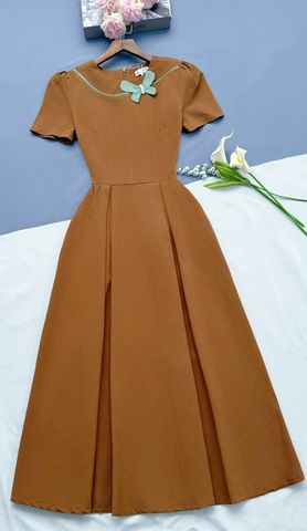 Đầm Cotton Xốp Thiết Kế TuTu Store Phù Hợp Đi Làm Dành Cho Nữ - Mã D1151