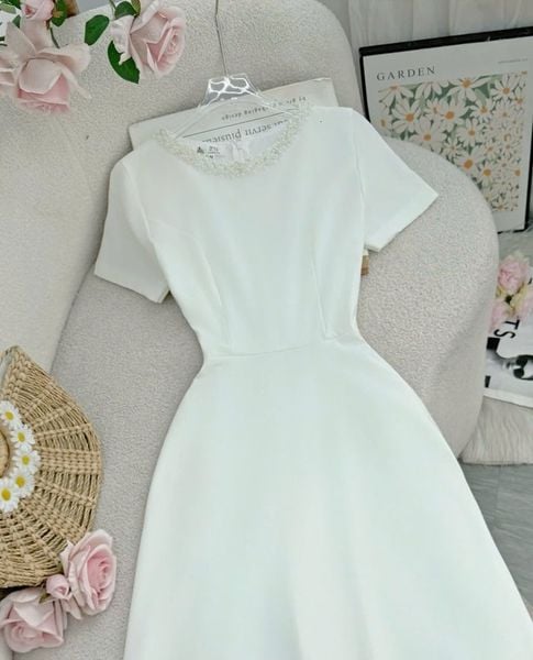 Váy Cotton Hàn Thiết Kế TuTu Store Dành Cho Nữ - Mã D996