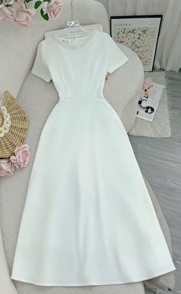 Váy Cotton Hàn Thiết Kế TuTu Store Dành Cho Nữ - Mã D996