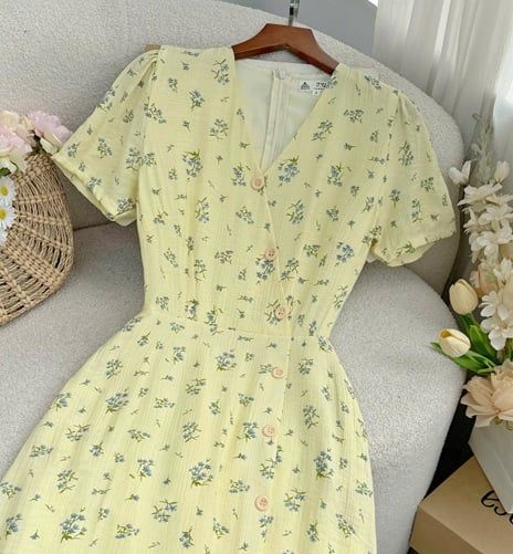  Đầm Xô Gân Thiết Kế TuTu Store Phù Hợp Đi Chơi Dành Cho Nữ - Mã D1140 