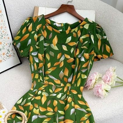 Đầm Lụa Nhật Thiết Kế TuTu Store Phù Hợp Đi Chơi Dành Cho Nữ - Mã D1163