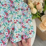  Đầm Lụa Nhật Hoa Nhí Thiết Kế TuTu Store Phù Hợp Đi Chơi Dành Cho Nữ - Mã D1106 