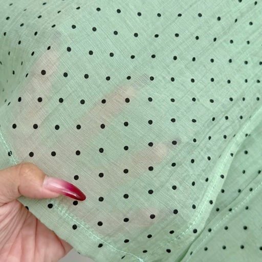 Đầm Tơ Nhăn Chấm Bi Thiết Kế TuTu Store Phù Hợp Đi Làm Dành Cho Nữ - Mã D1134