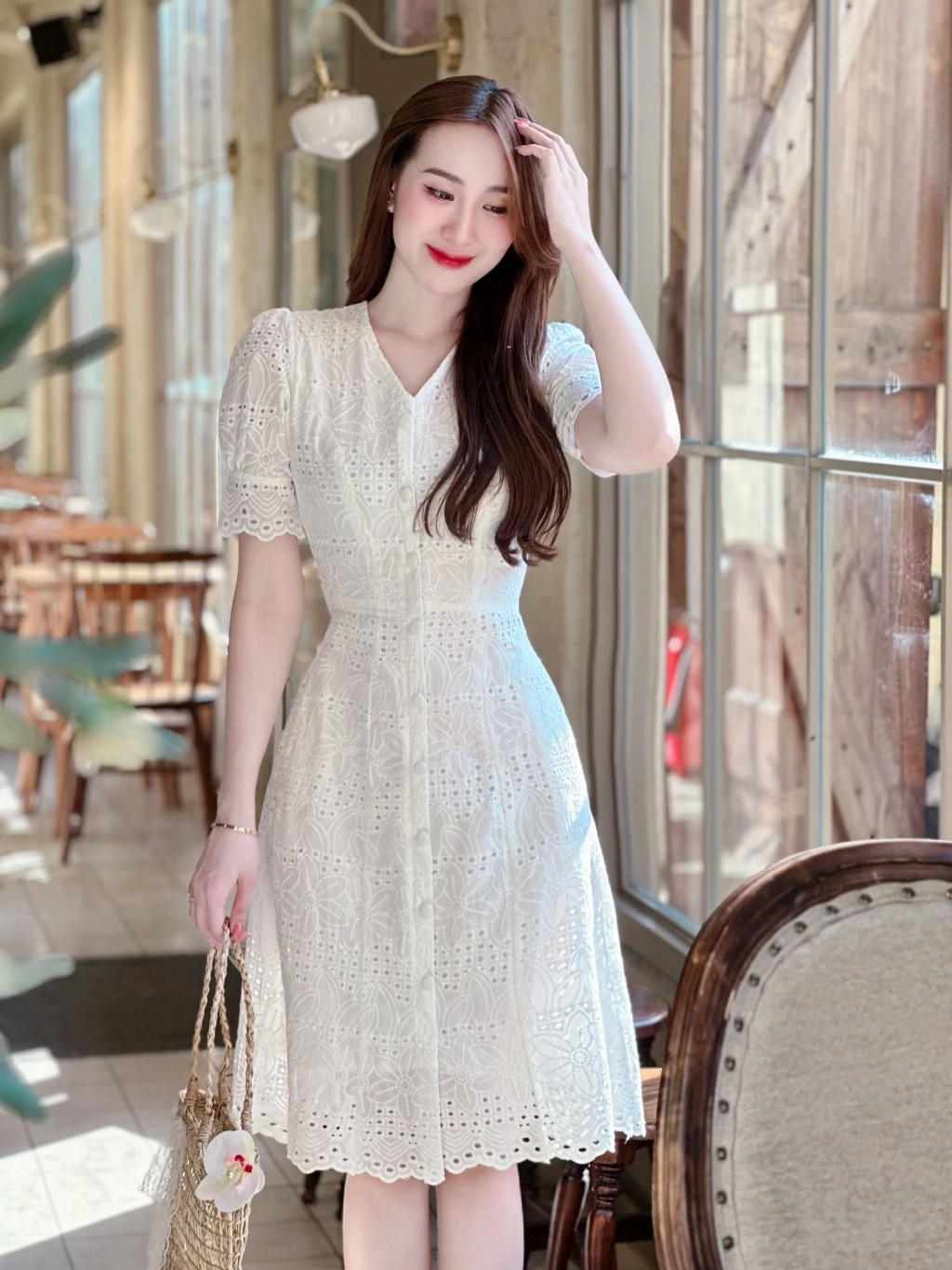 Đầm Thiết Kế Kiểu Dáng TutuStore - Mã Đầm D495