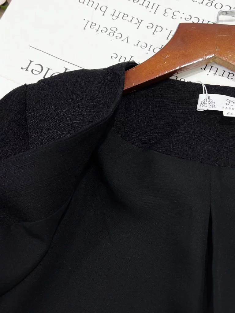 Áo Khoác Nữ Croptop Công Sở Thiết Kế TuTuStore - AS187