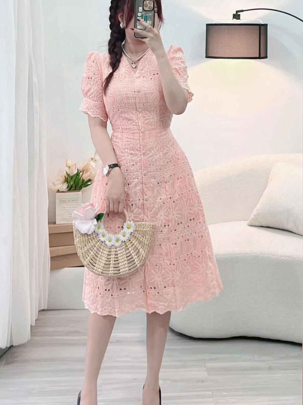 Đầm Thiết Kế Kiểu Dáng TutuStore - Mã Đầm D495