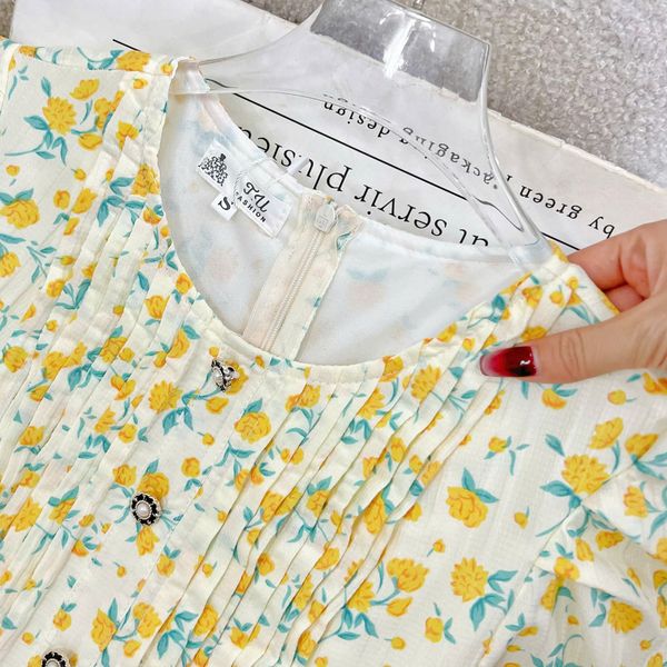 Váy Xốp Thái Cổ Tròn Thiết Kế TuTu Store Dành Cho Nữ Phù Hợp Đi Chơi Đi Tiệc - Mã D840