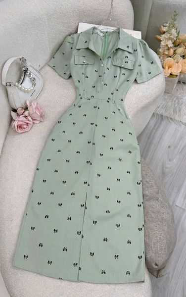 Váy Bố Mịn Sang Có Sẻ Thiết Kế TuTu Store Dành Cho Nữ - Mã D853