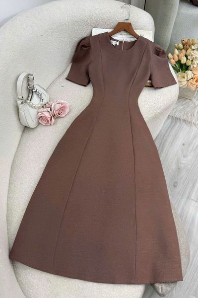 Váy Linen Gân Sang Thiết Kế TuTu Store Dành Cho Nữ -Mã D875