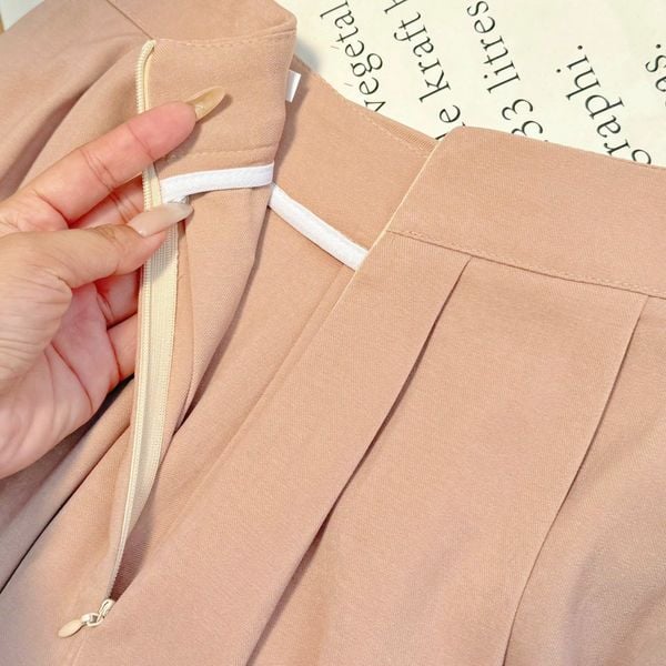 Chân Váy Kaki Nhung Thiết Kế TuTu Store Phù Hợp Đi Làm Dành Cho Nữ - Mã VS575