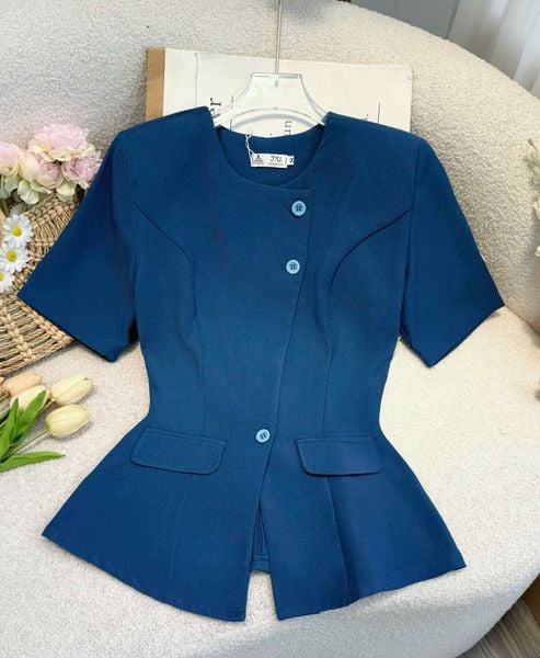 Áo Kaki Nhung Thiết Kế TuTu Store Phù Hợp Đi Làm Dành Cho Nữ - Mã AS575