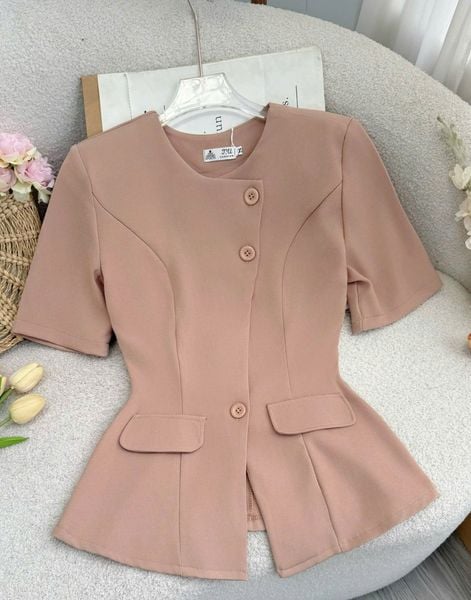 Áo Kaki Nhung Thiết Kế TuTu Store Phù Hợp Đi Làm Dành Cho Nữ - Mã AS575