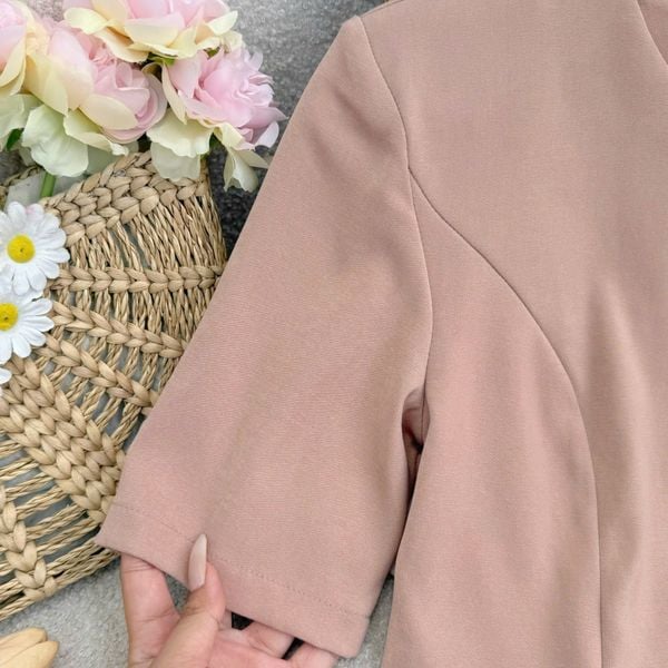 Áo Kaki Nhung Thiết Kế TuTu Store Phù Hợp Đi Làm Dành Cho Nữ - Mã AS575