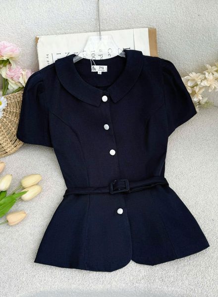 Áo Chéo Hàn Peplum Thiết Kế TuTu Store Phù Hợp Đi Làm Dành Cho Nữ - Mã A549