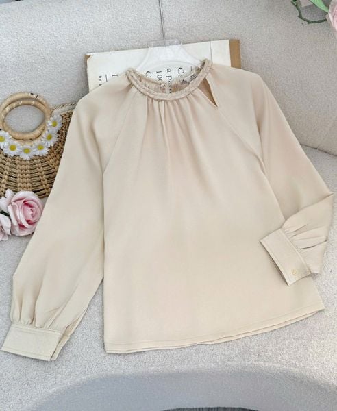 Áo Lụa Hàn Châu Thiết Kế TuTu Store Phù Hợp Đi Làm Dành Cho Nữ - Mã AS572