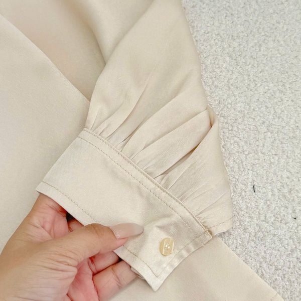 Áo Lụa Hàn Châu Thiết Kế TuTu Store Phù Hợp Đi Làm Dành Cho Nữ - Mã AS572