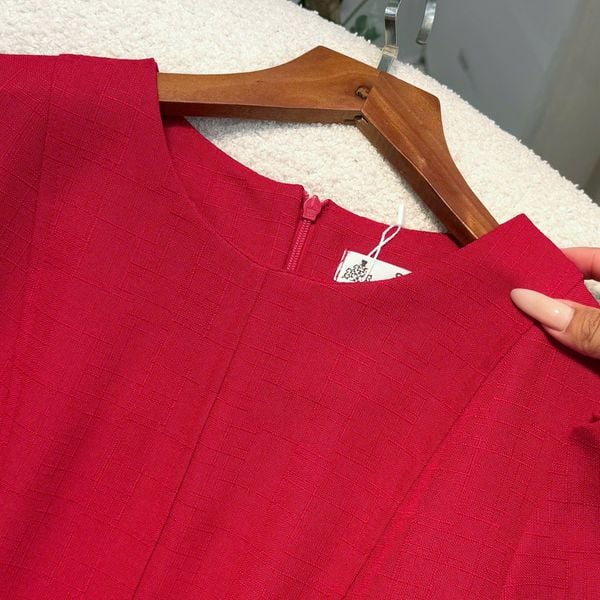 Đầm Linen Gân Thiết Kế TuTu Store Phù Hợp Đi Chơi Dành Cho Nữ - Mã D1126