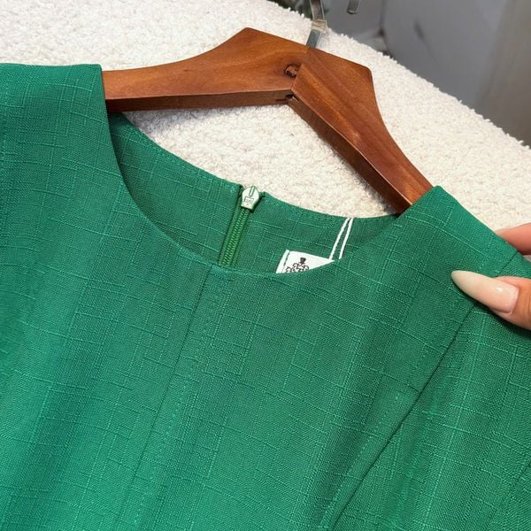 Đầm Linen Gân Thiết Kế TuTu Store Phù Hợp Đi Chơi Dành Cho Nữ - Mã D1126