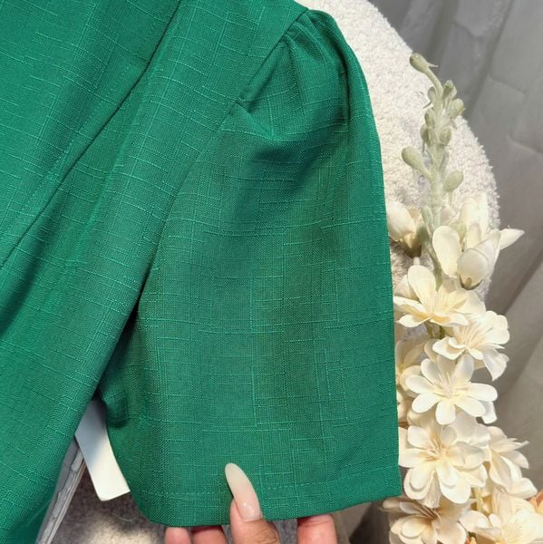 Đầm Linen Gân Thiết Kế TuTu Store Phù Hợp Đi Chơi Dành Cho Nữ - Mã D1126