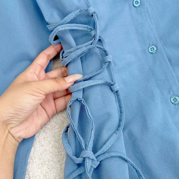 Áo Linen Sứ Gỗ Thiết Kế TuTu Store Phù Hợp Đi Chơi Dành Cho Nữ - Mã A489