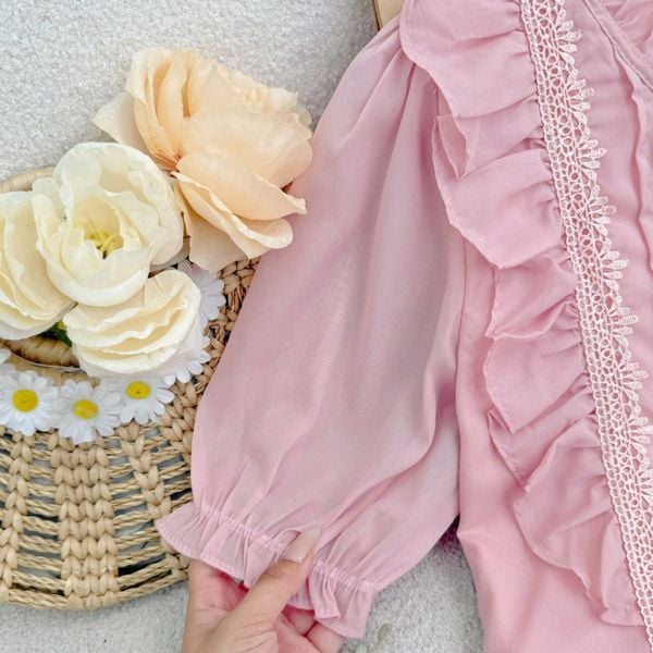 Áo Tơ Ánh Cổ Nơ Thiết Kế TuTu Store Phù Hợp Đi Làm Dành Cho Nữ - Mã A524