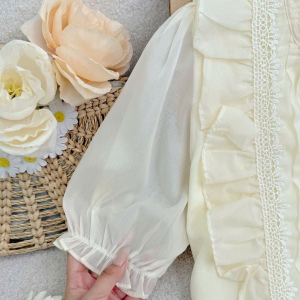 Áo Tơ Ánh Cổ Nơ Thiết Kế TuTu Store Phù Hợp Đi Làm Dành Cho Nữ - Mã A524