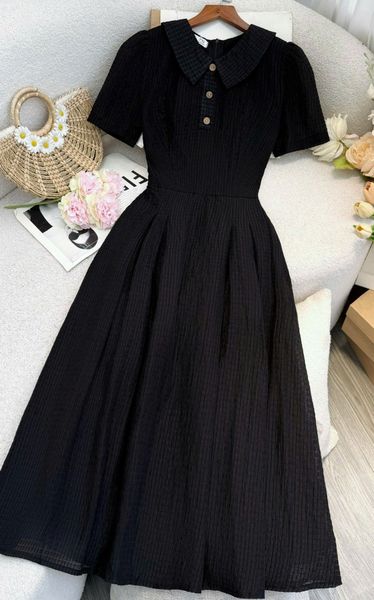 Đầm Tơ Caro Thiết Kế TuTu Store Phù Hợp Đi Chơi Dành Cho Nữ - Mã D1136