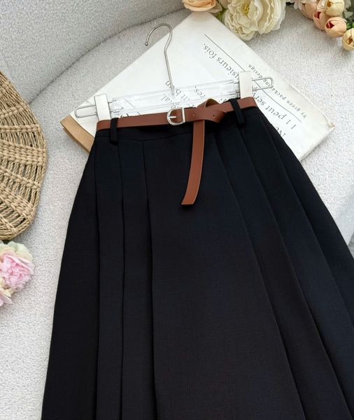 Chân Váy Linen Gân Thiết Kế TuTu Store Phù Hợp Đi Làm Dành Cho Nữ - Mã VS570