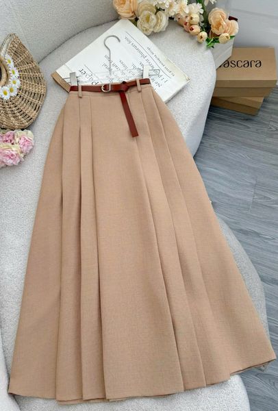 Chân Váy Linen Gân Thiết Kế TuTu Store Phù Hợp Đi Làm Dành Cho Nữ - Mã VS570