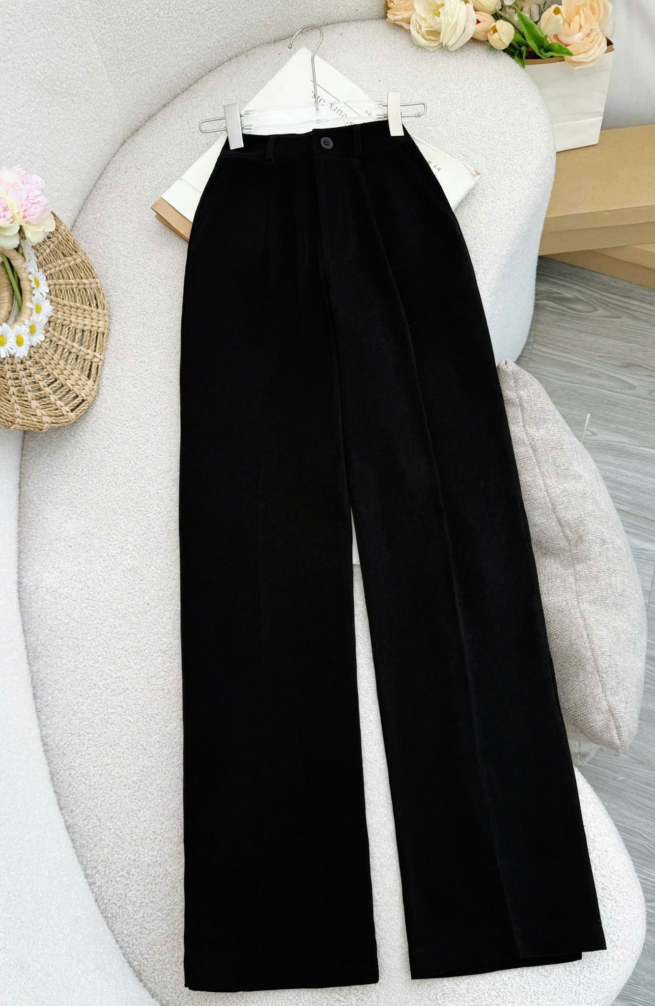 Quần Kaki Nhung Thiết Kế TuTu Store Phù Hợp Đi Làm Dành Cho Nữ - Mã Q138