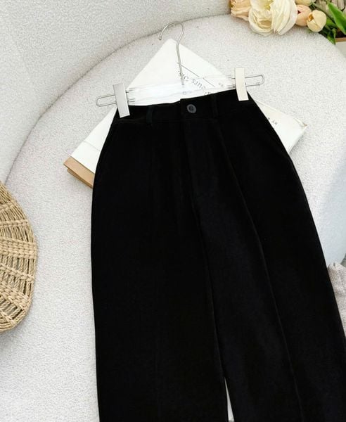 Quần Kaki Nhung Thiết Kế TuTu Store Phù Hợp Đi Làm Dành Cho Nữ - Mã Q138