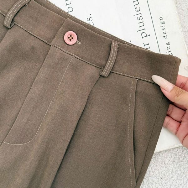 Quần Kaki Nhung Thiết Kế TuTu Store Phù Hợp Đi Làm Dành Cho Nữ - Mã Q138