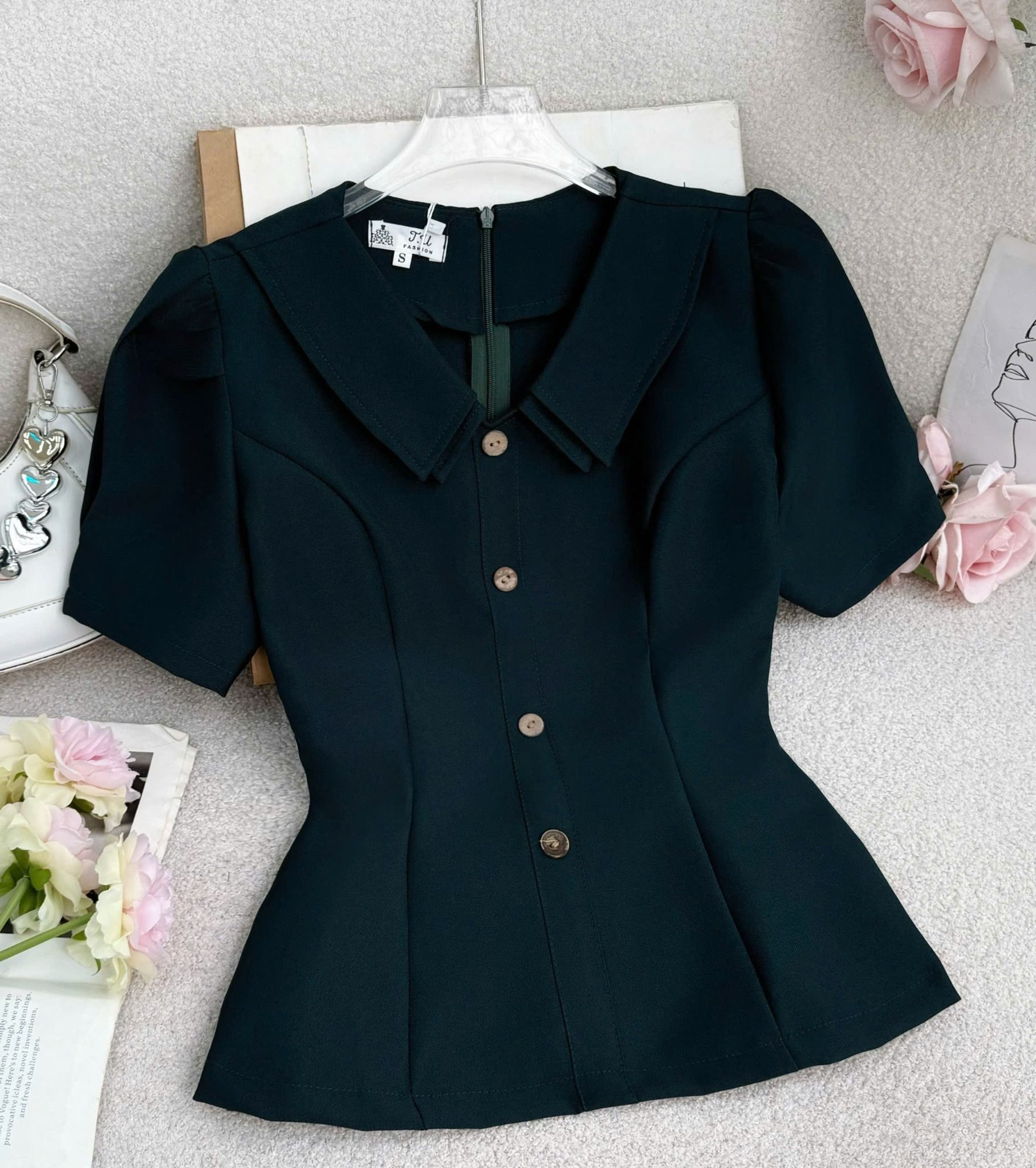 Áo Bố Thái Cổ Kiểu Phù Hợp Đi Làm Thiết Kế TuTu Store Dành Cho Nữ -Mã A472