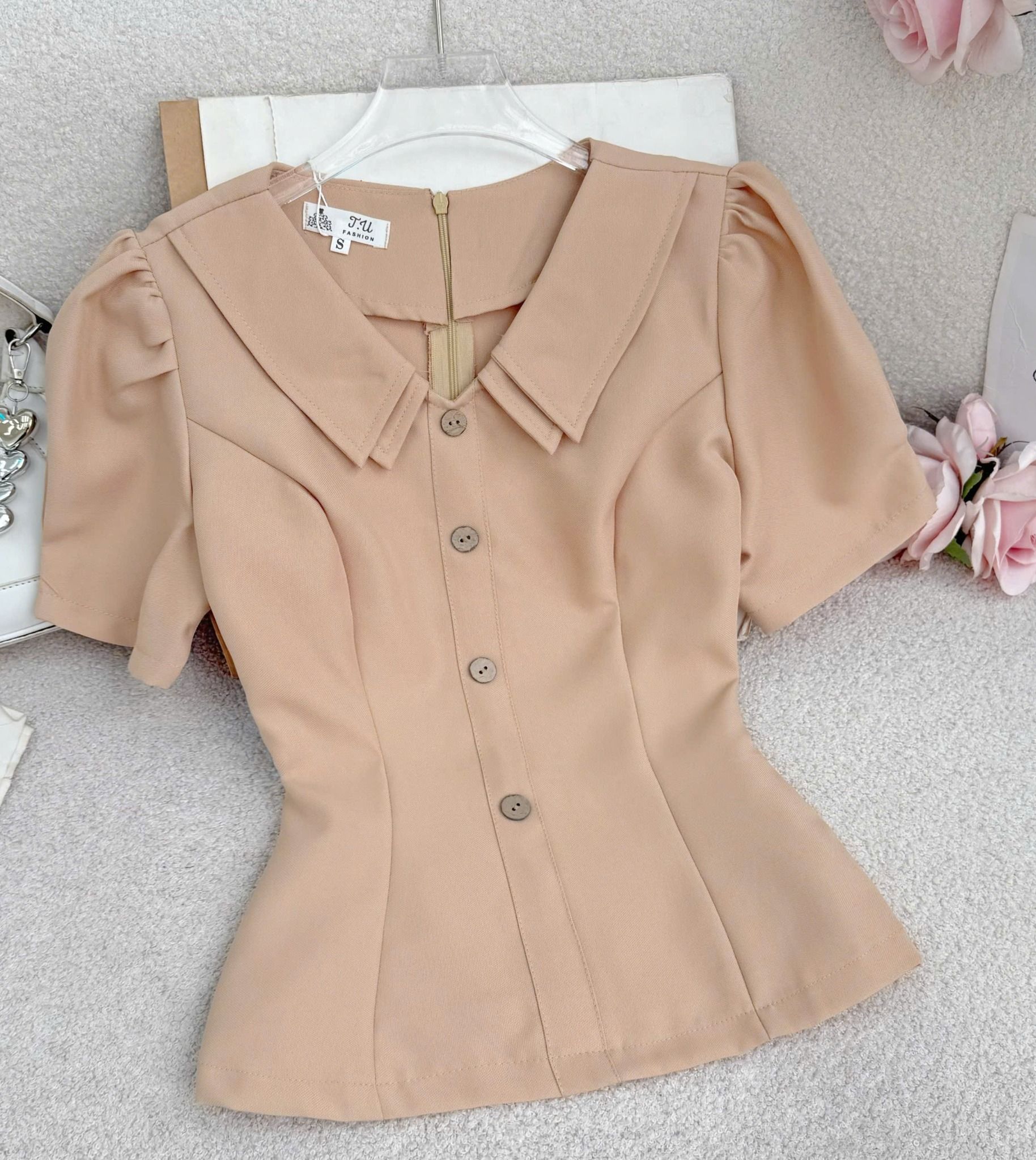 Áo Bố Thái Cổ Kiểu Phù Hợp Đi Làm Thiết Kế TuTu Store Dành Cho Nữ -Mã A472