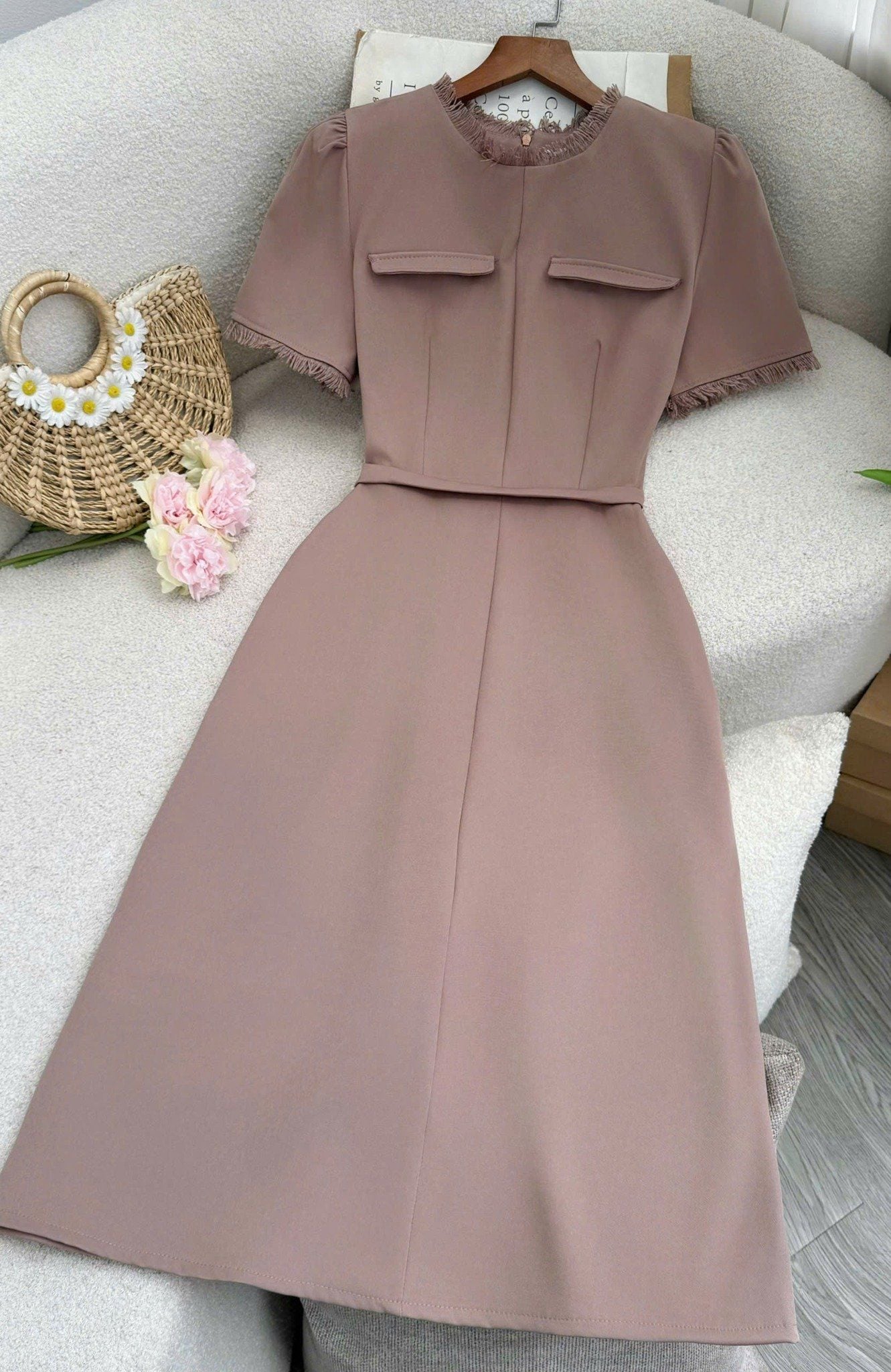 Đầm Cotton Hàn Thiết Kế TuTu Store Phù Hợp Đi Chơi Dành Cho Nữ - Mã D1157