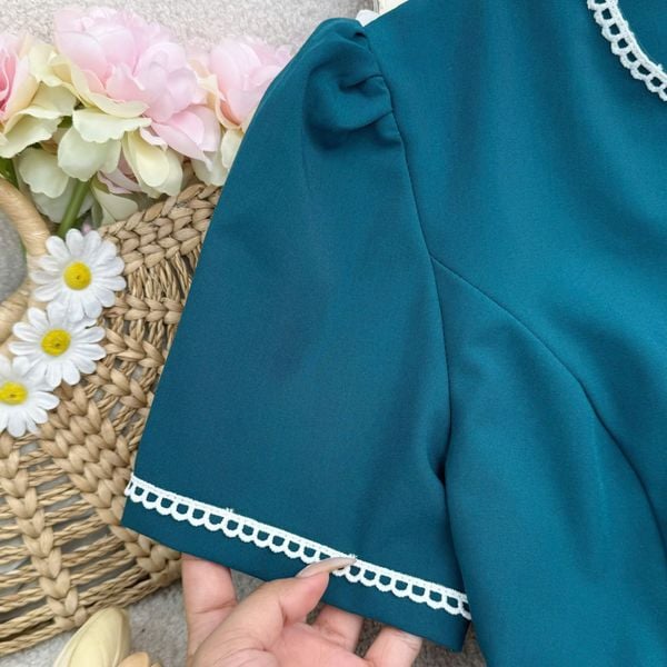 Áo Cotton Hàn Thiết Kế TuTu Store Phù Hợp Đi Làm Dành Cho Nữ - Mã AS591