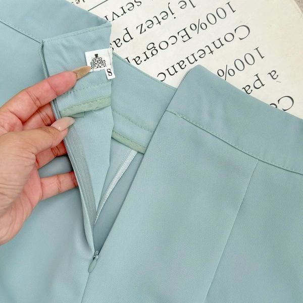 Quần Cotton Chéo Thiết Kế TuTu Store Phù Hợp Đi Làm Dành Cho Nữ - Mã QS587