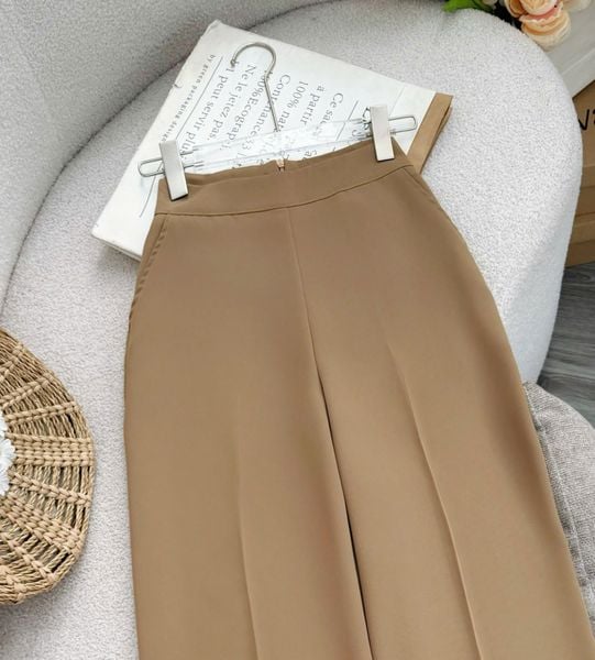Quần Cotton Chéo Thiết Kế TuTu Store Phù Hợp Đi Làm Dành Cho Nữ - Mã QS587
