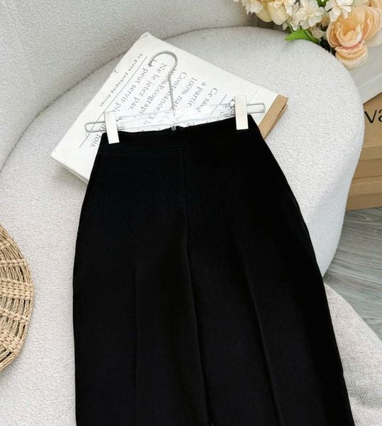 Quần Chéo Nhung Hàn Thiết Kế TuTu Store Phù Hợp Đi Làm Dành Cho Nữ - Mã QS586