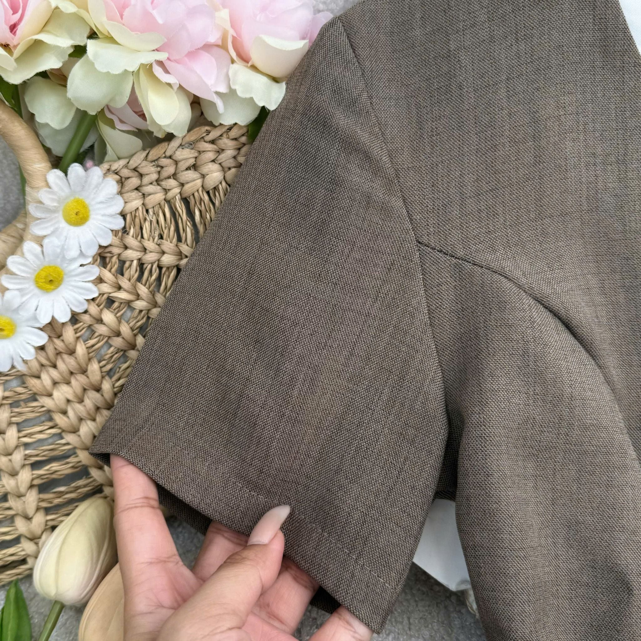 Áo Bố Gân Hàn Quốc Peplum Thiết Kế TuTu Store Phù Hợp Đi Làm Dành Cho Nữ - Mã A512